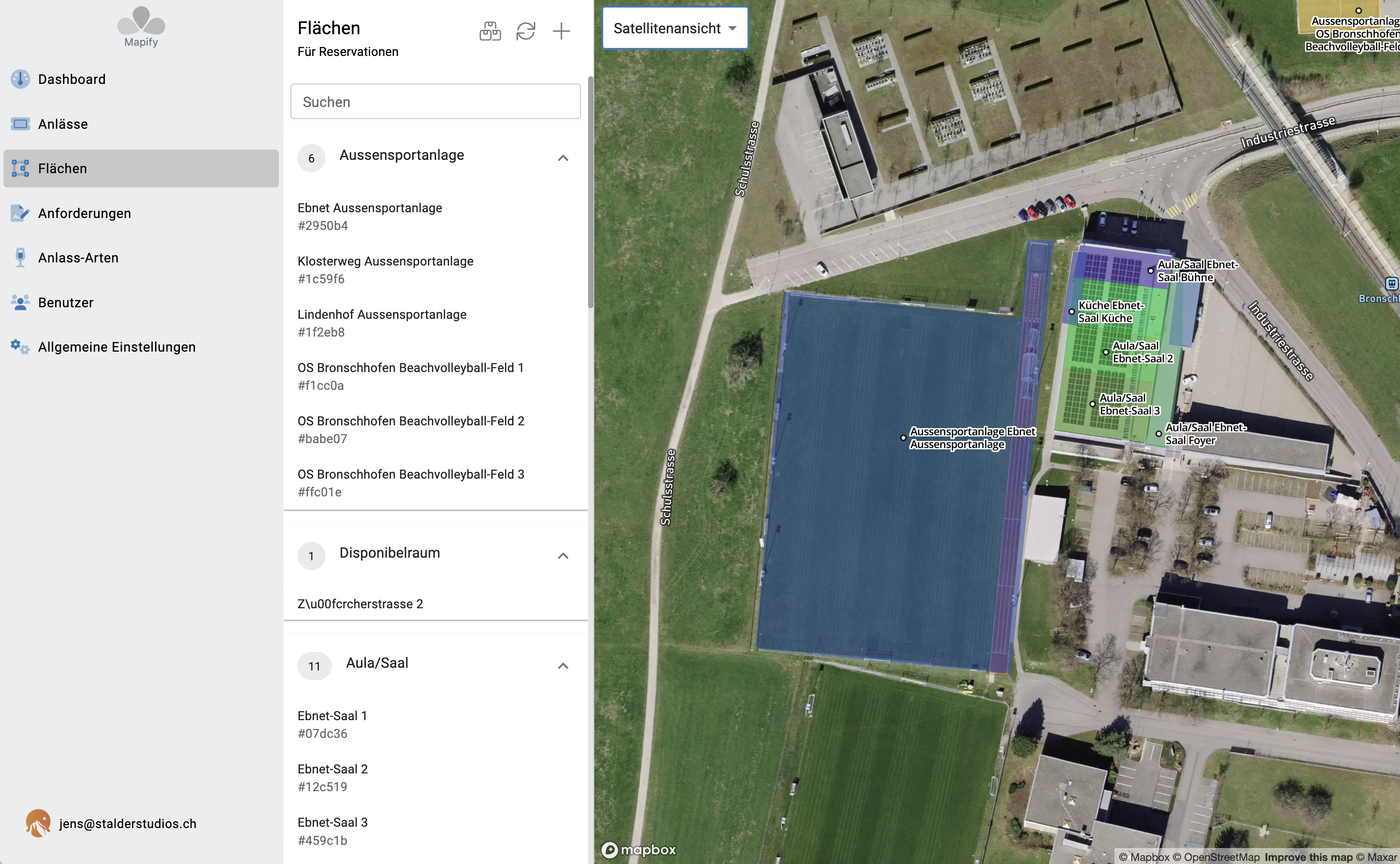 Admin Flächen Satellit